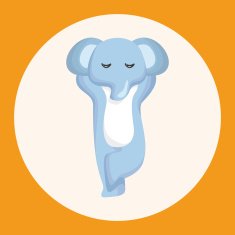 animal elephant cartoon theme elements