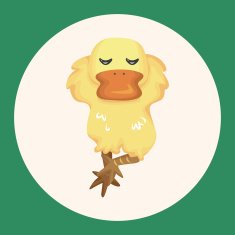animal duck cartoon theme elements
