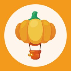 style hot air balloon theme elements N3