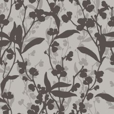 Seamless pattern with floral ornament - Illustration N6