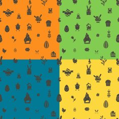 Easter Seamless Pattern N24