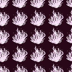 Colorful abstract seamless pattern on maroon background