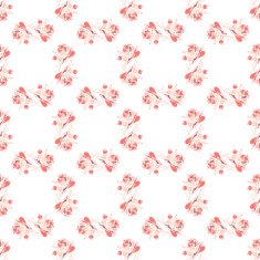 Abstract rose seamless pattern