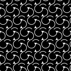 Black and white geometric seamless pattern N20