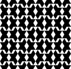 Black and white geometric seamless pattern N21