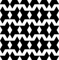 Black and white geometric seamless pattern N22