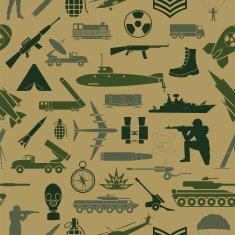 Military background Seamless pattern elements N3