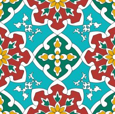 Arabesque seamless pattern N60