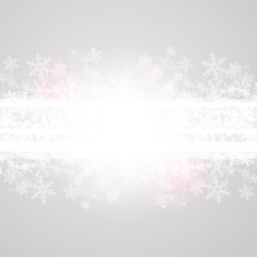 Abstract grey Christmas background with white snowflakes
