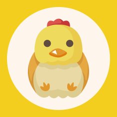 animal chicken cartoon theme elements