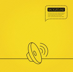 Sound waves icon Audio speaker sign N2