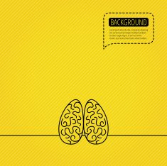 Neurology icon Human brain sign