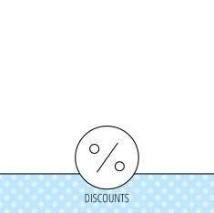 Discount percent icon Sale sign N6