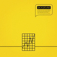 Chart icon Graph diagram sign N10