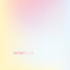Halftone background Light yellow blue pink white color