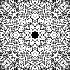 Seamless backdrop with ornaments