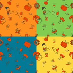 Autumn seamless pattern N64