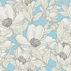 Seamless pattern with flowers rose - Illustration N5