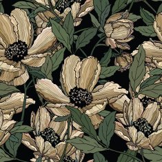 Seamless pattern with flowers rose - Illustration N8