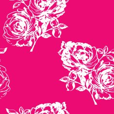 Seamless pattern with flowers rose - Illustration N13