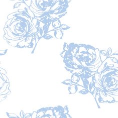Seamless pattern with flowers rose - Illustration N14