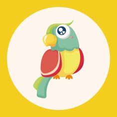 bird cartoon theme elements N7