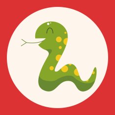 animal snake cartoon theme elements N2