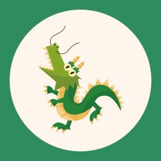 animal dragon cartoon theme elements N2