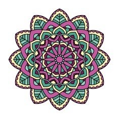 Mandala Ornamental round pattern N2