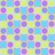 Seamless citrus pattern