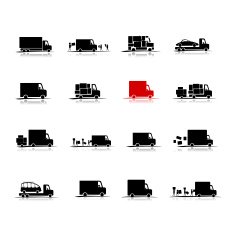 Delivery set of 16 cars for your design