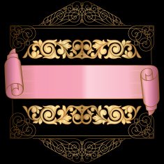 Vintage ornate decorative design N4
