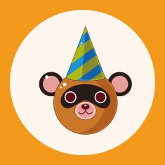 animal cartoon theme elements N12