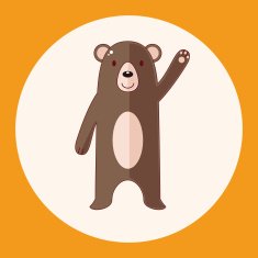 animal cartoon theme elements N13
