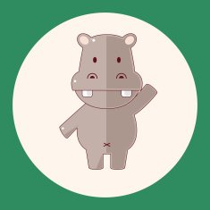 animal cartoon theme elements N14