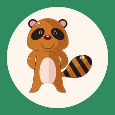 animal cartoon theme elements N16
