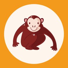 animal cartoon theme elements N21