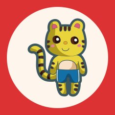 animal summer cartoon theme elements N6