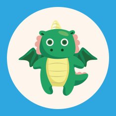 dragon theme elements vector eps