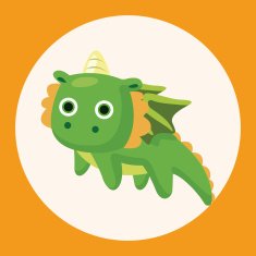 dragon theme elements vector eps N3