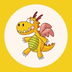 dragon theme elements vector eps N11