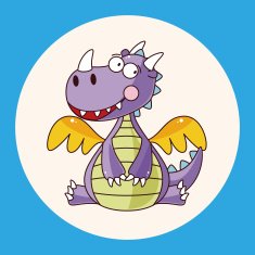 dragon theme elements vector eps N15