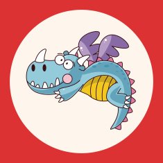 dragon theme elements vector eps N16