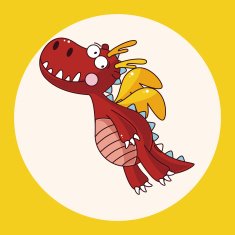dragon theme elements vector eps N17