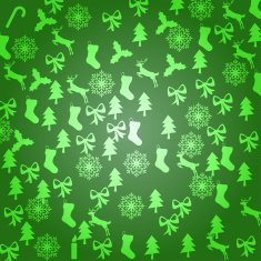 Merry Christmas with decorations elements N5