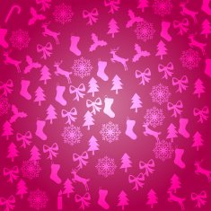 Merry Christmas with decorations elements N6