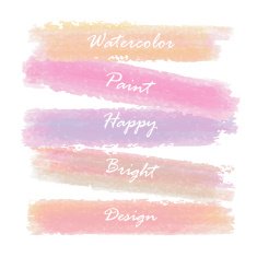 Light orange pink violet vintage banner