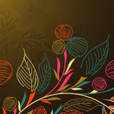 Floral abstract background N65