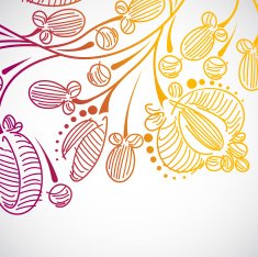 Floral abstract background N72