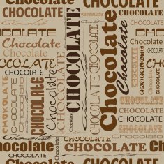 Seamless chocolate pattern with word of different N5